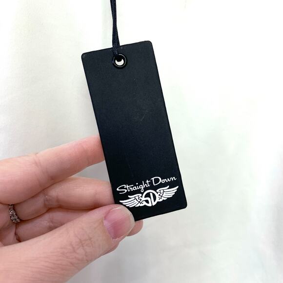 Straight Down Off White Beige Regular Fit Golf Shorts Mens Size 40 NWT - Picture 2 of 5